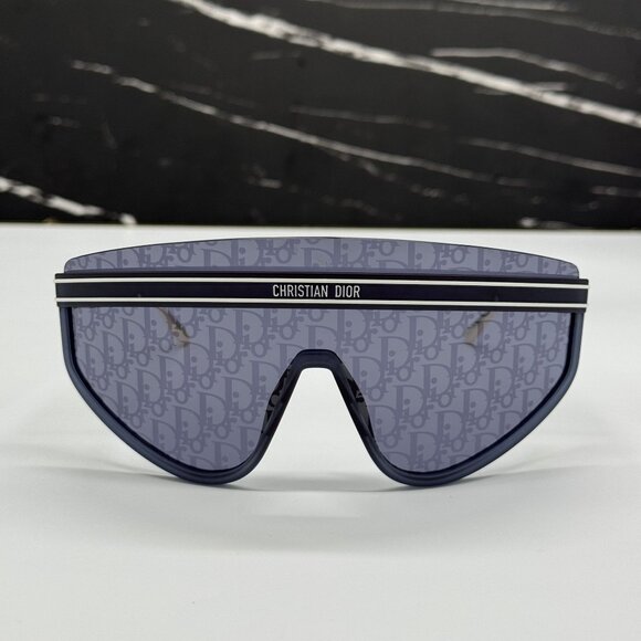 NEW DIOR DIORCLUB M2U 31B8 SHIELD GOLD/BLUE UNISEX SUNGLASSES DIOR main image 11